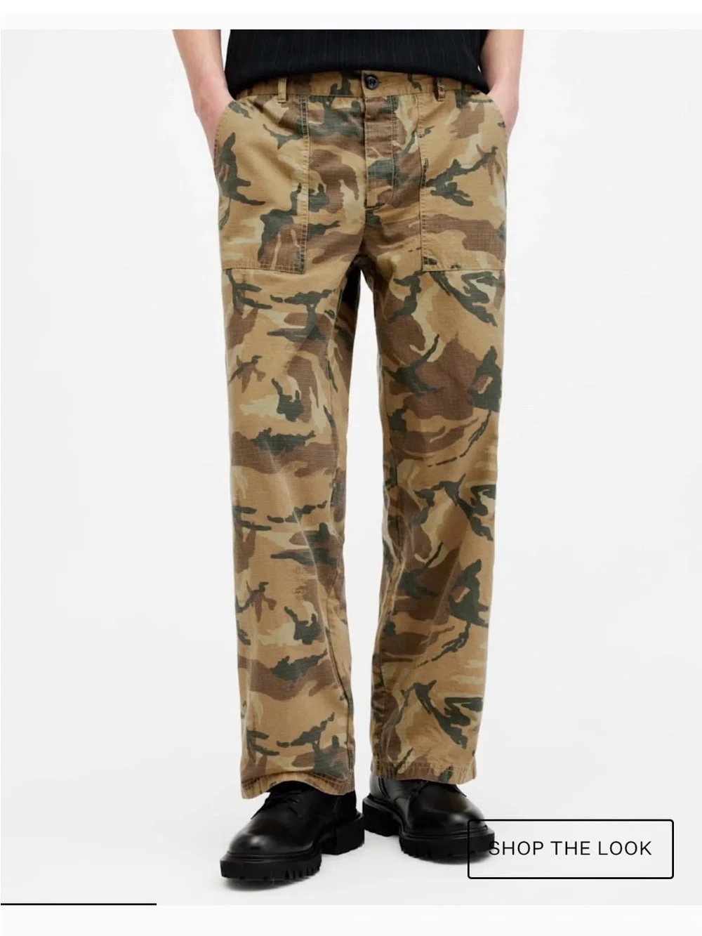 ALLSAINTS Gasper Camouflage Relaxed fit Pants